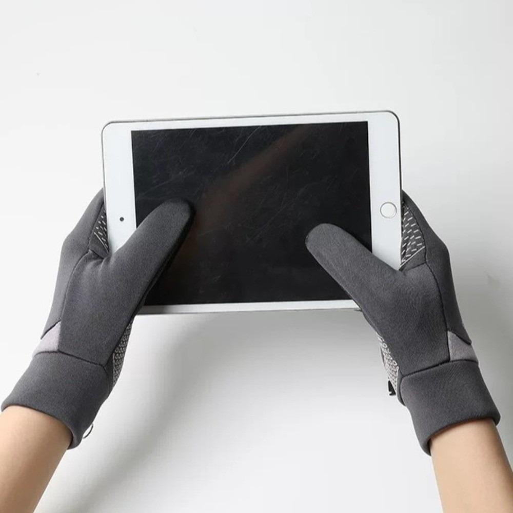 Thicked Cycling Gloves Thermal Fleece Warm Outdoor Mittens  Mountaineering