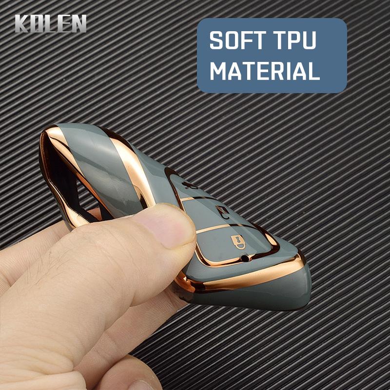 Tpu Car Key Case Cover Shell Fob For Honda Crv Cr-V Fit Civic Accord Hr-V Hrv City Odyssey Xr-V Remote Key Protector Holder Bag