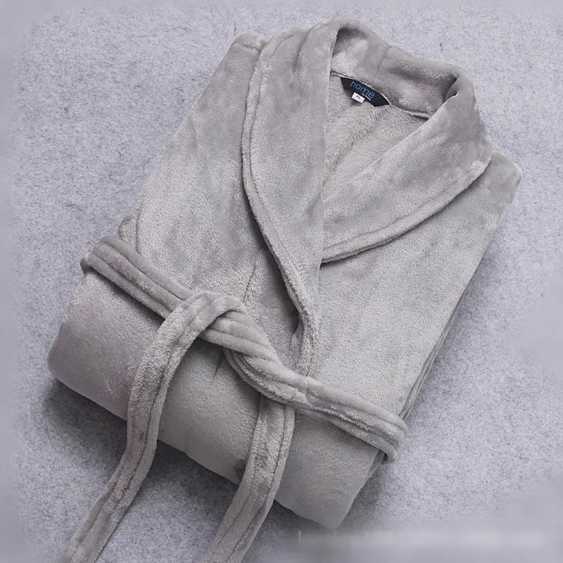 Donna Autunno Inverno Flanella Camicia da notte Veste Spessa Lunga Corallo Pile Accappatoio Allentato Pigiama Abito Caldo Maniche Lunghe Indumenti da Notte Lace Up