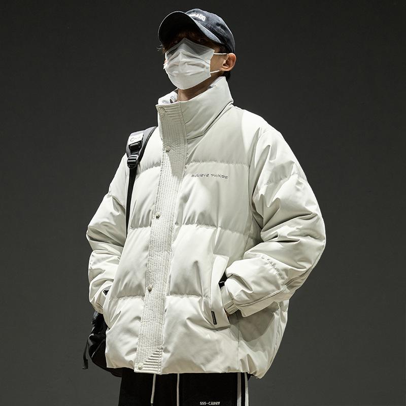 Men s Trendy Stand-up Collar Winter Down Jacket XL (135-160 lbs)