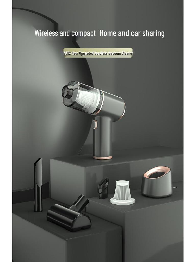 Handheld Cordless High-Power Vacuum Cleaner for Car and Home