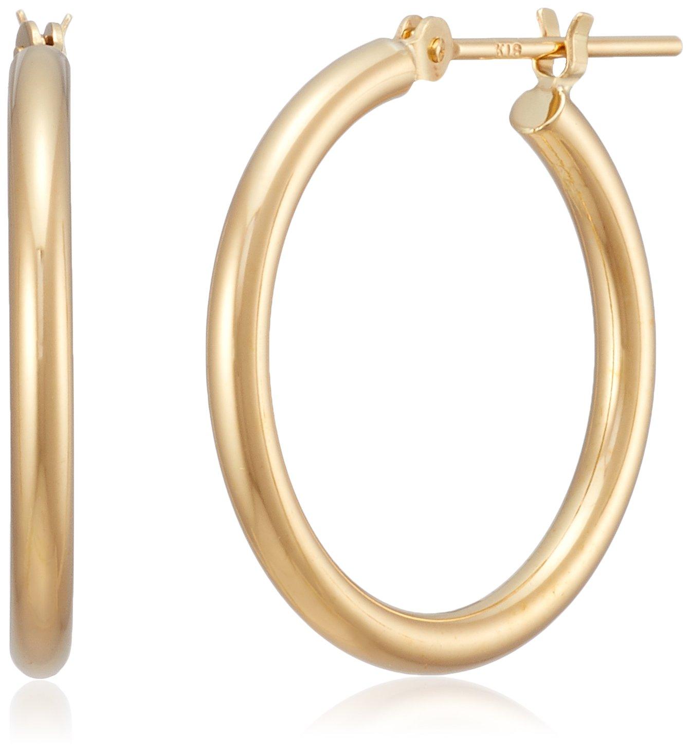 

сережки кільця К18 жовте золото [ESTELLE] [Official] Жін (L) 0202-0179-0012-0000