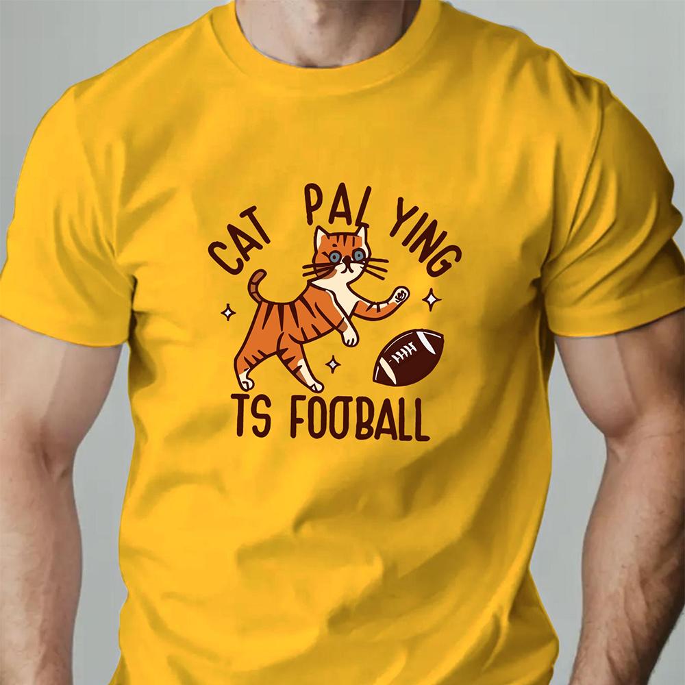 Men's T Shirt Cartoon Pattern Printed Summer Fashion Leisure Breathable Men Round Neck T-shirt High Quality Men's Clothing