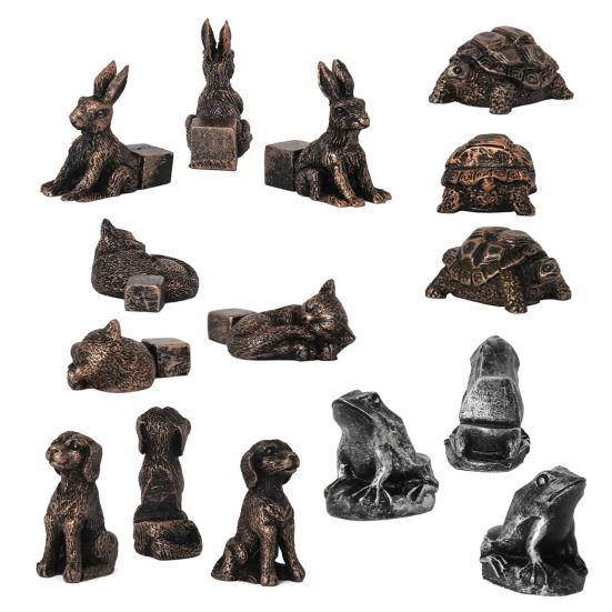 3Pcs Plant Pot Support Decorative Garden Animal Theme Plants Flower Pot Feet Synthetic Resin Pot Elevators