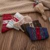 1 Pairs Deer Patterned Women Printed Thick Socks Suitable For Warm Soft Comfortable Christmas Stockings Autumn Winter Socks