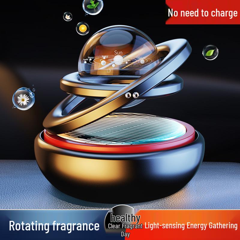 Solar-Powered Car Air Freshener & Perfume for Men