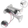 12 V 600 dB Doppelhupe, superlautes elektrisches Magnetventil, elektrische Drucklufthupe für Autos, Boote und LKWs