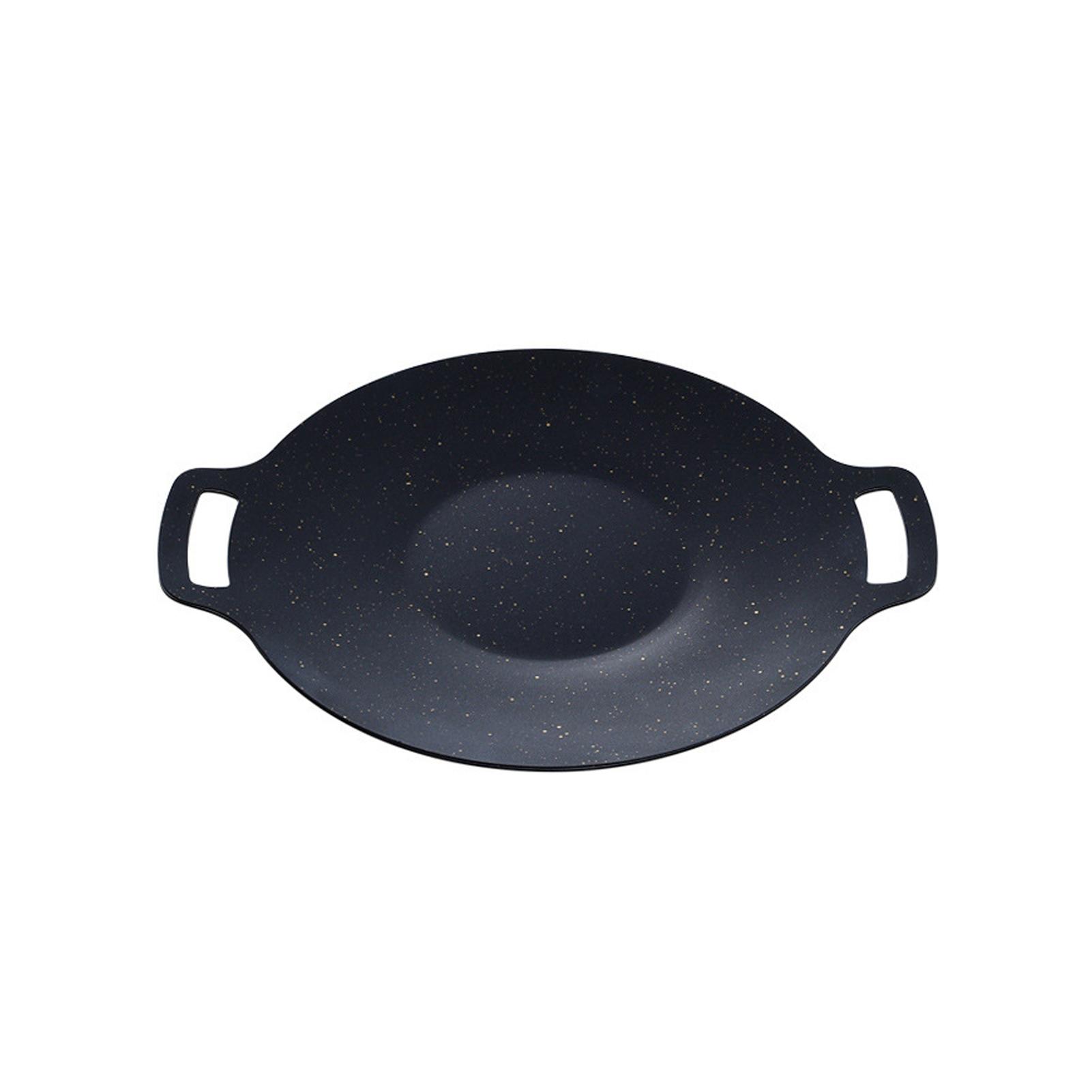 

Сковорода для барбекю для кемпинга, круглый антипригарный противень для гриля для кухни, вечеринки в помещении и на открытом воздухе, многоцелевая сковорода для приготовления стейков