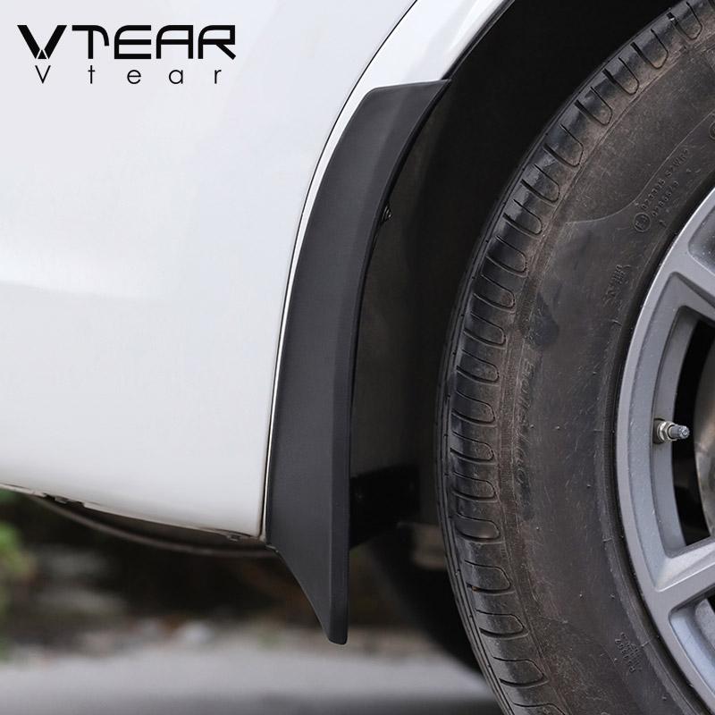 Vtear Fender Cover Decoration Exterior Car Splash Mudguard Anti-Dirty Trim Accessories Parts For BMW 318i 320d 330d