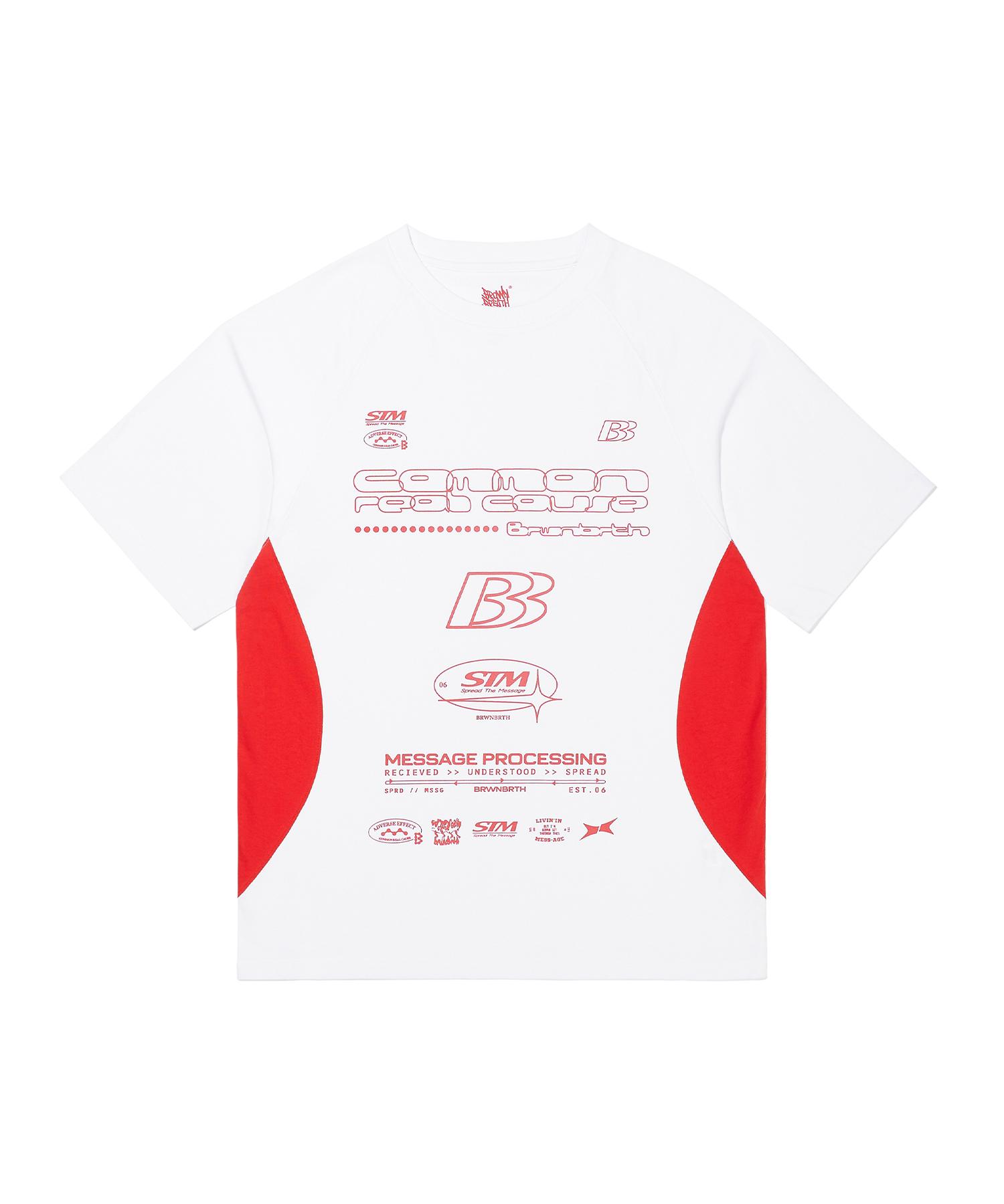 Brown Bless Common Tee - White White/L