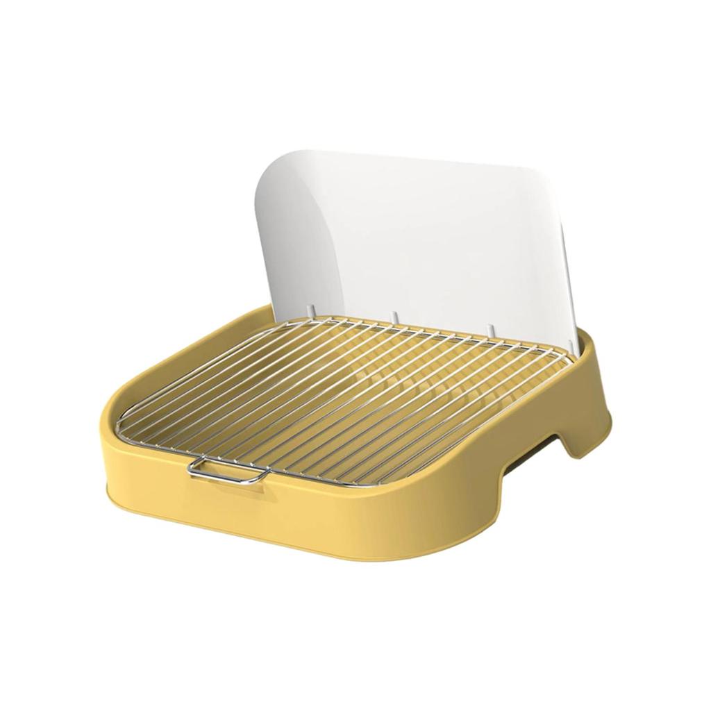 Pet Training Pads Holder with Simulated Wall Dog Litter Case Mesh Training Toilet Potty Tray for Small Dogs and Male Dogs