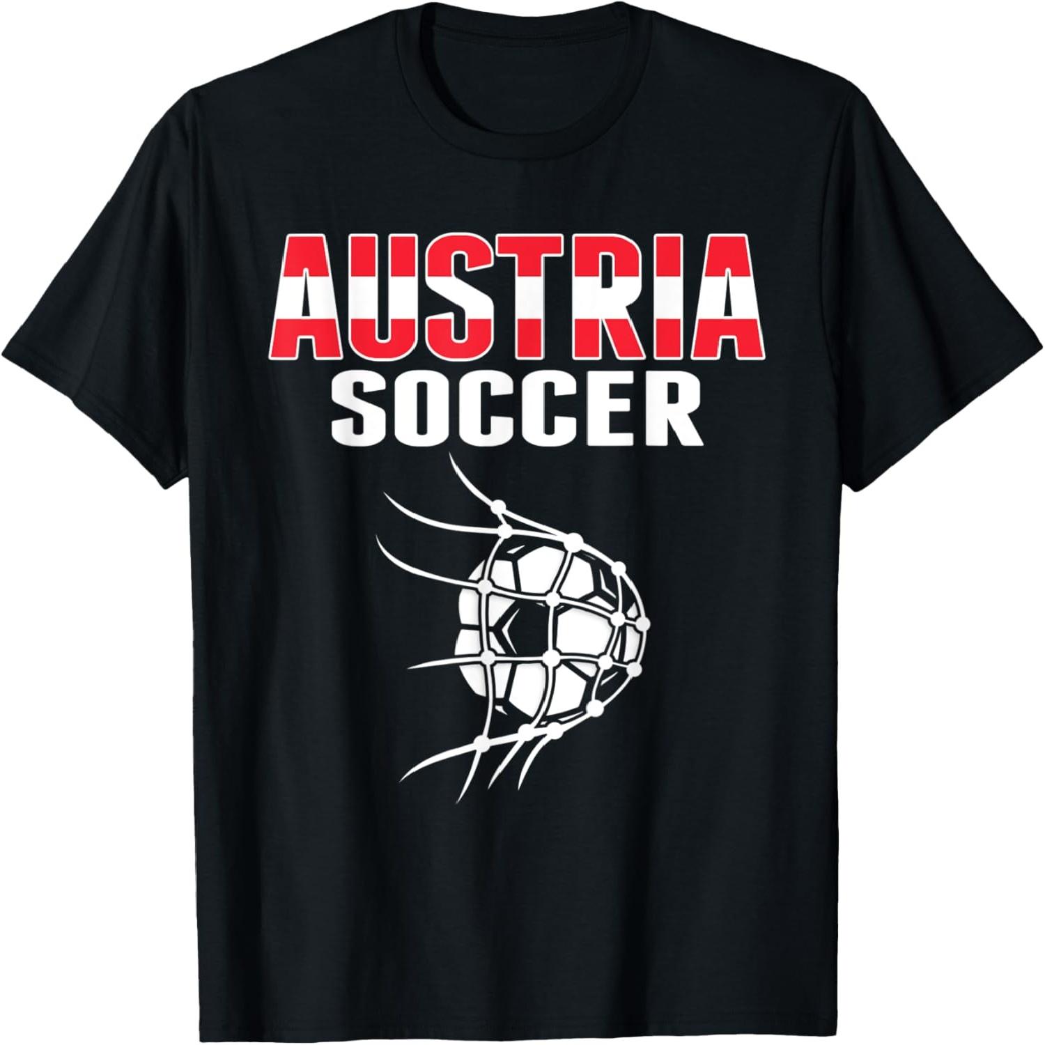 Austria Soccer Fans Jersey - Support Austrian Football Team T-Shirt S