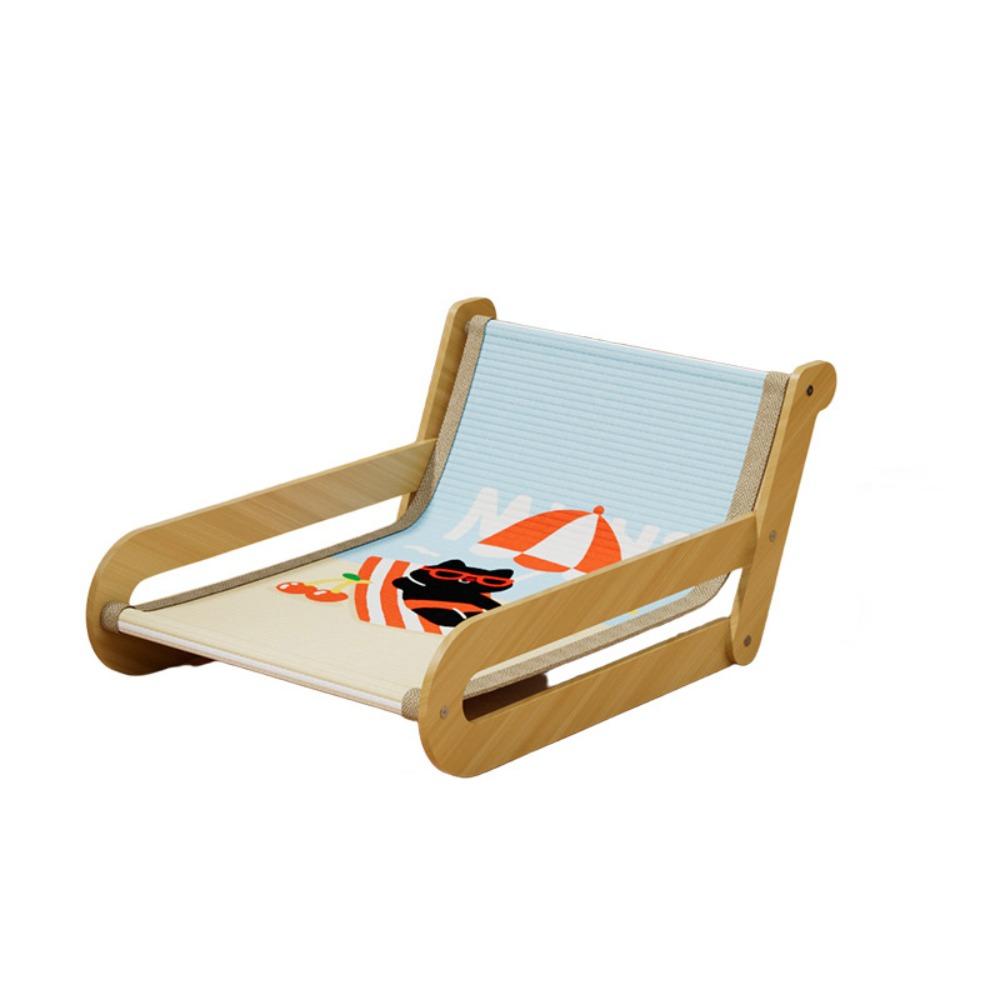 

Wear-Resistant Pet Sofa Bed Wooden Dog Bed Chairs Universal Cat Scratch Board for Cats and Dogs Style A