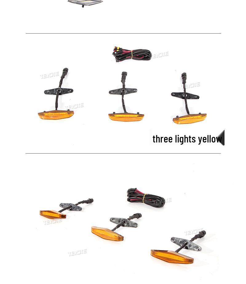 4Runner Center Grille Yellow Lights (2016-2022 Models)