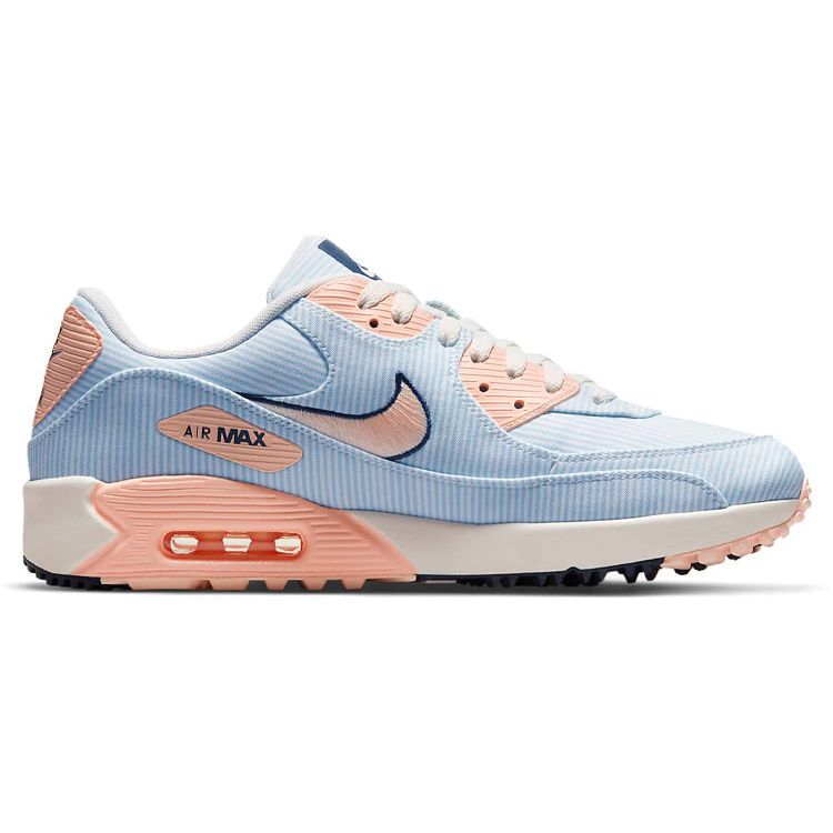 Nike Air Max 90 Golf NRG Seersucker Unisex Sneakers Blue Hydrogen-Blue Sail CZ2435-424