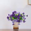 Artificial Morning Glory Bunch Reusable Faux Flowers Bundle Realistic Fake Morning Glory Blooms