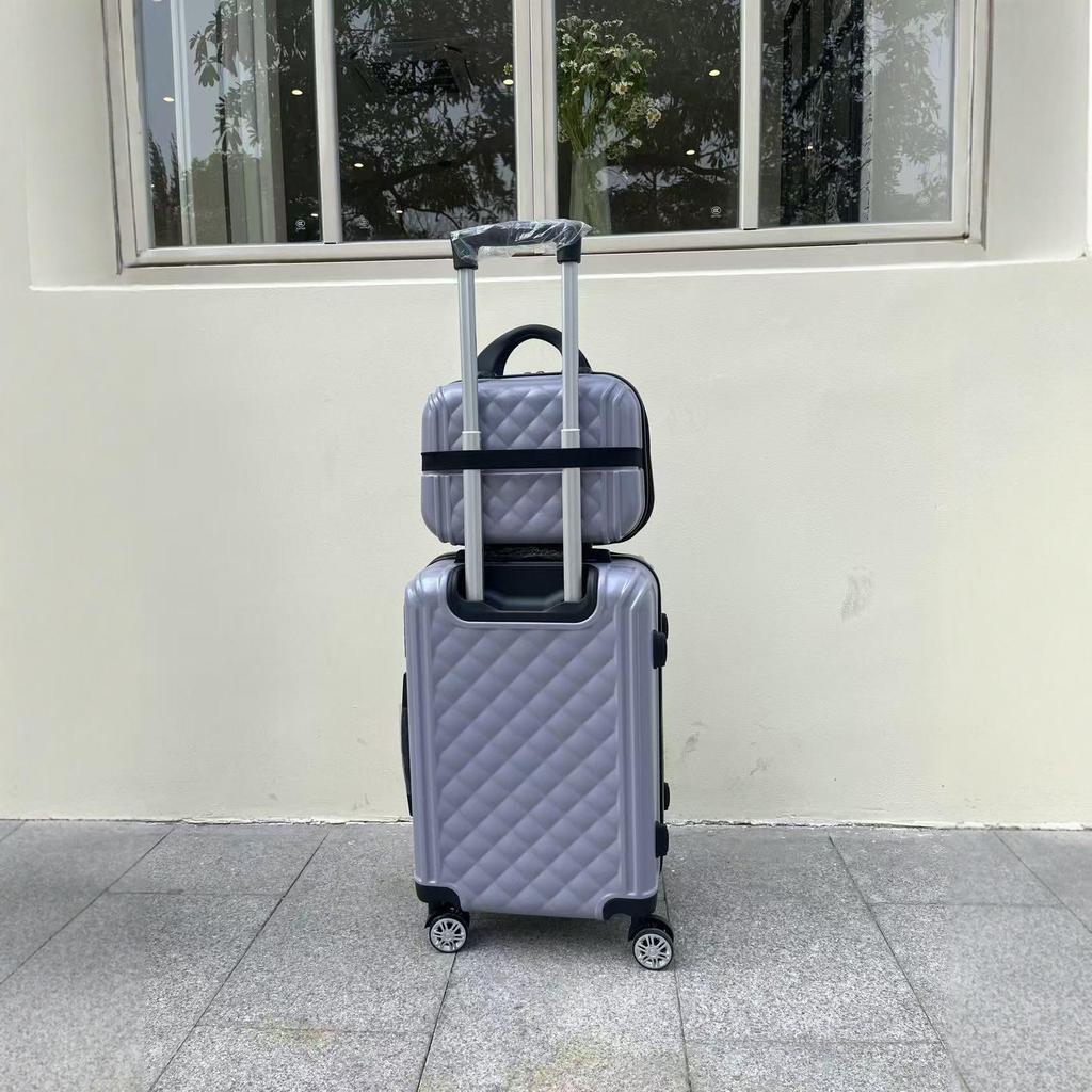 14-inch Lightweight Trolley Suitcase for Female Students & 20-inch Stylish Mother-Child Luggage with Universal Wheels
