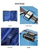 Premium 20-Inch Carry-On Suitcase with Universal Wheels and 24-Inch Aluminum Frame, Ideal for Female Students