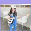 Stylish Korean Fashionable Small Crossbody Bag For Kids With Breathable And Durable Canvas Design