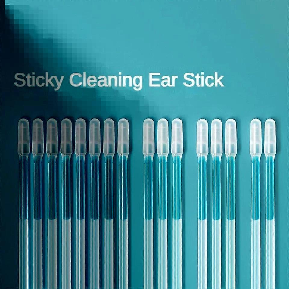 Sticky Ear Swabs, 24Pcs/Box Silicone Earwax Remover Stick for Adults Kids Elders
