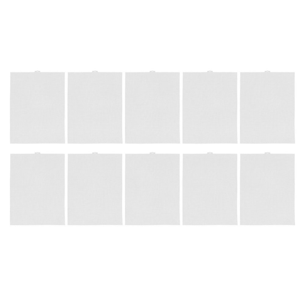 10Pcs Uniform mesh holes Plastic Canvas Sheet Embroidery Mesh Knitting & crochet projects