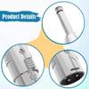 XLR Male Female to 1/4" / 6.35 mm Adapter,3 Pin Sturdy Compact Portable Converter Professional