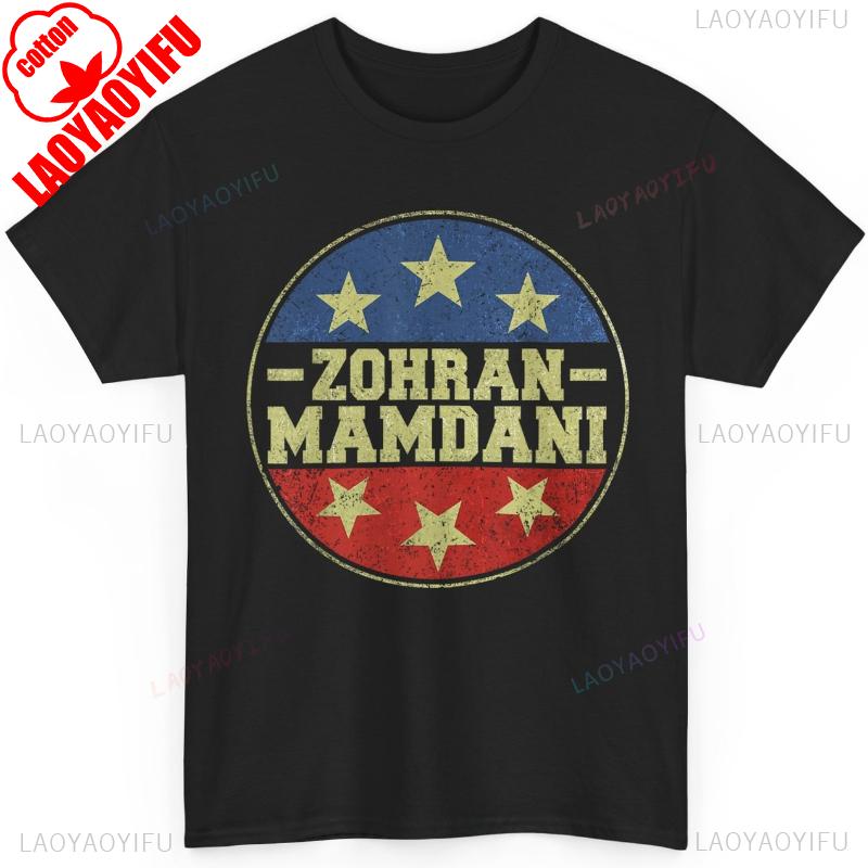 Support Zohran Mamdani for NYC Mayor Merch Tees Zohran Mamdani Tshirt Crew Neck Short Sleeve Casual Fashion Women Men Tee Tops 4XL