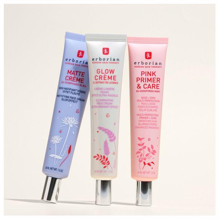Mattifying Face Care - ERBORIAN - Matte Crème - 45ml - Blurred Effect - Paraben-free