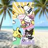 Cute Cartoon Printed Microfiber Beach Towel Quick Dry Bath Towel For Adults Kids Swimming