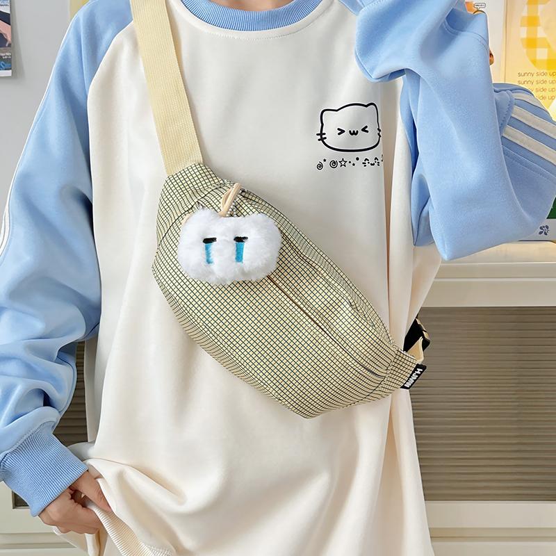 Women's Mobile Phone Bag Student Shoulder Crossbody Bag Sports Chest Bag