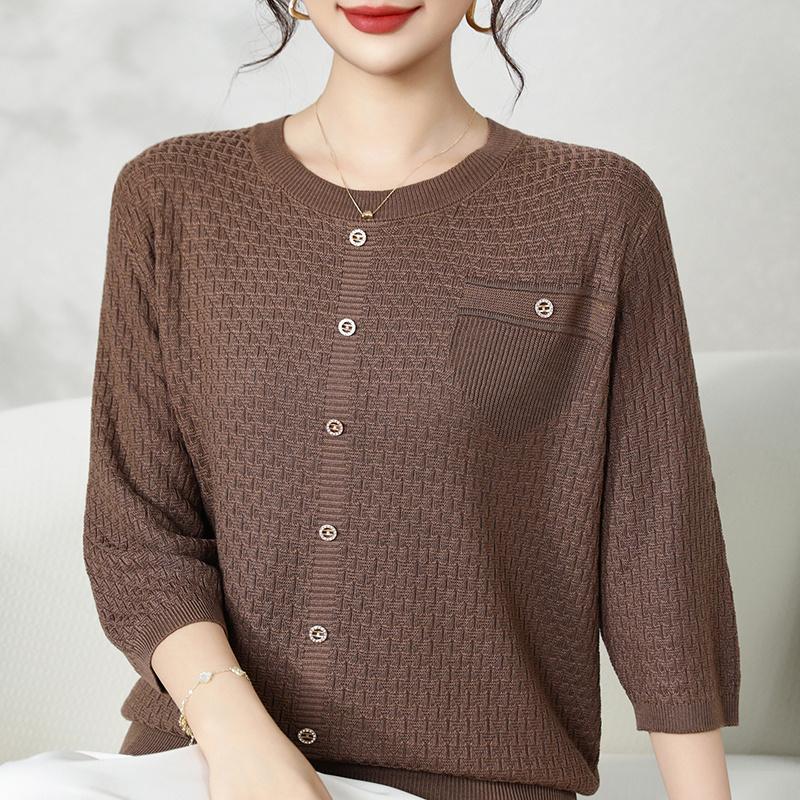 QingHe Cashmere Women's 30% Cashmere Sweater - Soft & Warm Wool Blend Pullover