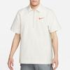 Nike Half-Zip Solid Short Sleeve Polo Shirt Men Tops White DM5284-030