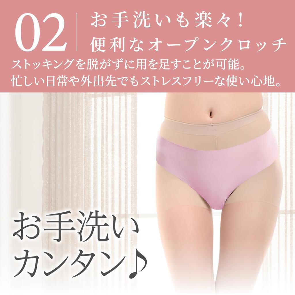 Open Crotch Hole Stockings Sexy Cosplay 3 Pair Set Extreme Pantyhose Hole Open Crotch Socks Large Size [MO FACTORY] Black/Beige/MIX