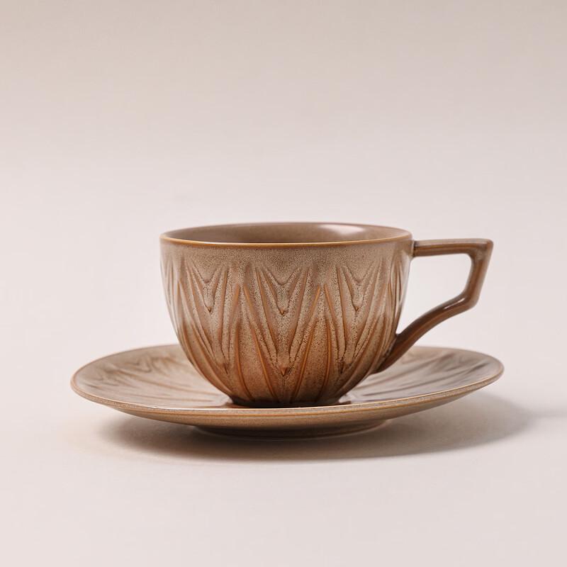 OLOEY Vintage Kiln Glazed Ceramic Coffee Cup Set