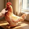 Realistic 3D Chicken Plush Toy Soft Skin Friendly Fabric Lifelike Design Home Decor Kids Birthday Gifts Prank Props