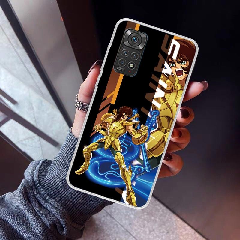 Anime Saint Seiya Phone Case for Xiaomi Redmi Note 15 14 14S 13 12 12S 11 Pro Plus 11E 11T 11S 10S 5G Soft Cover Fundas Redmi No