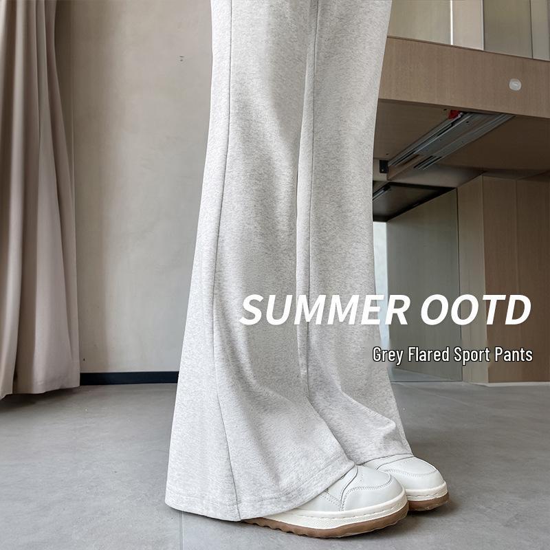 Women s Slimming Wide-Leg Micro-Flare Sports Pants - Spring 2026 Petite Warm Casual Sweatpants XL