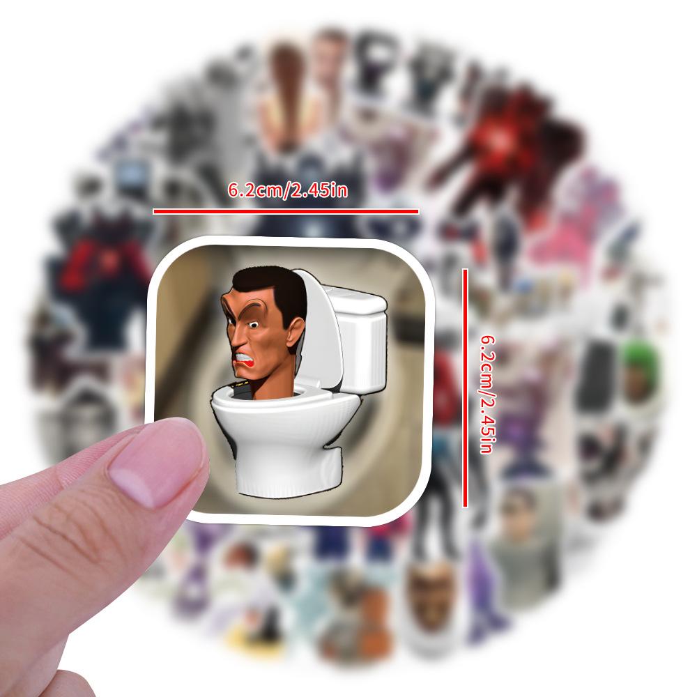 50/100 Skibidi Toilet Toilet Man Speakerman Bosses Audio Man Stickers
