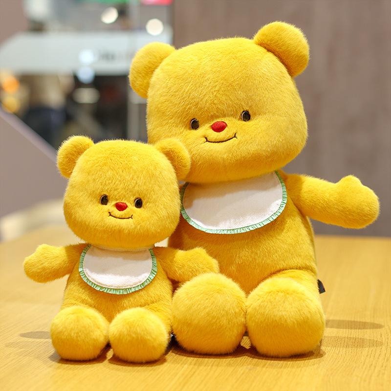 

New Cute Butter Cloth Bear Plush Toy Dolls Boys and Girls Sleeping Children s Birthday Gifts 30cm
