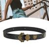 Fashionable Embossed Waist Belt Comfortable Versatiles Waistband Daily Wear Belt Fashion Accessory