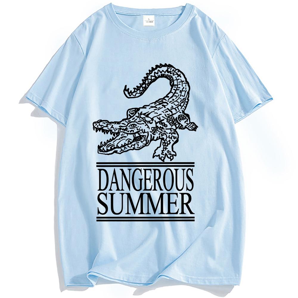 Yeat DANGEROUS SUMMER LOCO TEE Streetwear Hip Hop Printing T-shirt Casual Cotton Men Women Tshirts Fashion Grunge Male T Shirt