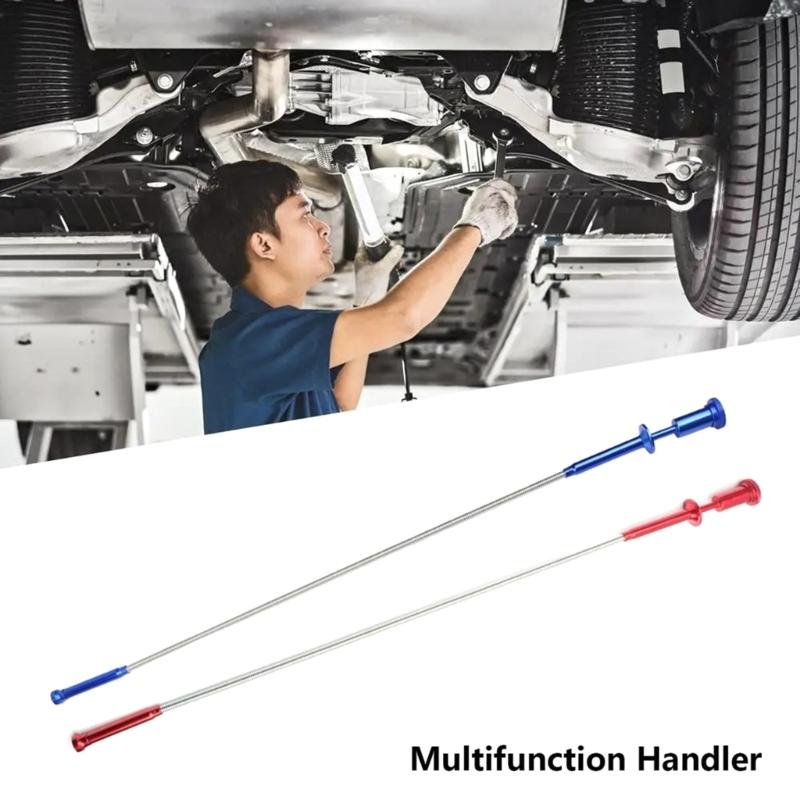 Telescoping Claw Magnetic Retractable Stick Claw Pickup Tool Flexible Pickup Claw with LED Light Grabber Arm Extension