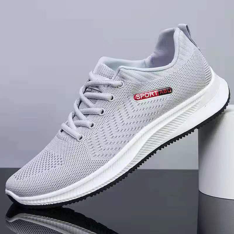 Neue Herrenschuhe atmungsaktive Freizeitschuhe Low-Top trendige vielseitige Sportschuhe Flyknit Laufschuhe