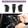 Car Gear Head Shift Knob Handle Cover Trim Sticker For Mazda 3 BP Axela CX-30 CX30 CX-50 - ABS Carbon Fiber Accessories