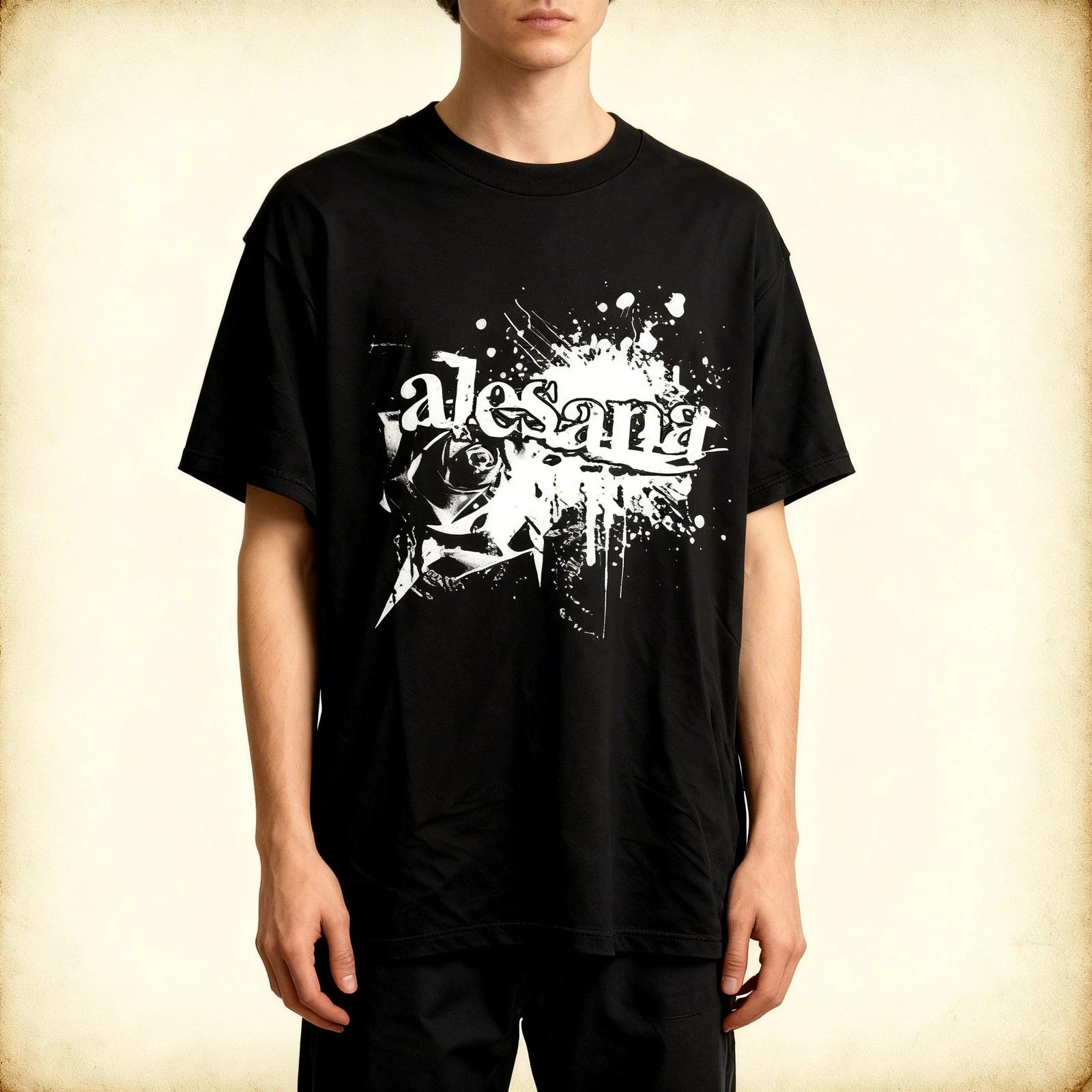 NEW Popular Alesana Black Rose Band Black Unisize T-Shirt L