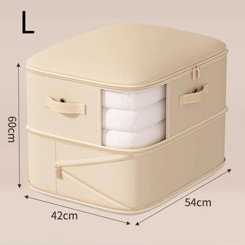 Large Capacity Vacuum Compression Storage Bag Transparent Storage Bag with Zipper Organizer Ideal Choice for Clothes and Bedding