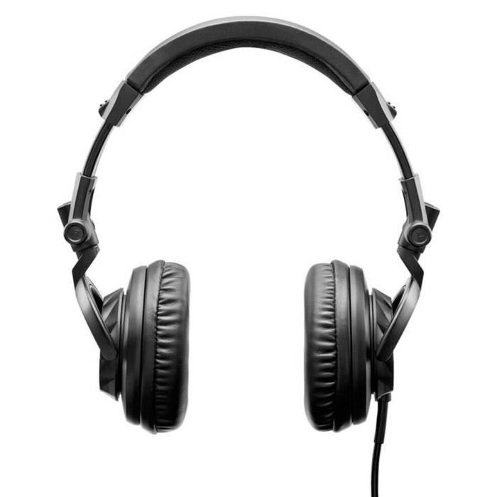 HERCULES HDP DJ45 - Casque DJ à haute performance - Pliable - Ecouteurs pivotants - Câble de 2m - Impédance 60 ohms - Noir