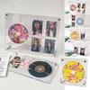 Ins Cd Picture Display Stand Frame Poster Holder Transparent Acrylic Photo Frame Idol Postcards Protector Album Home Room Decor