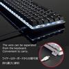 Ajazz AK33 Gaming Keyboard, 82 Keys, Anti-Collision, Waterproof, Mechanical Keyboard for DesktopLaptops, Wired, 18 Backlights, Detachable USB Cable