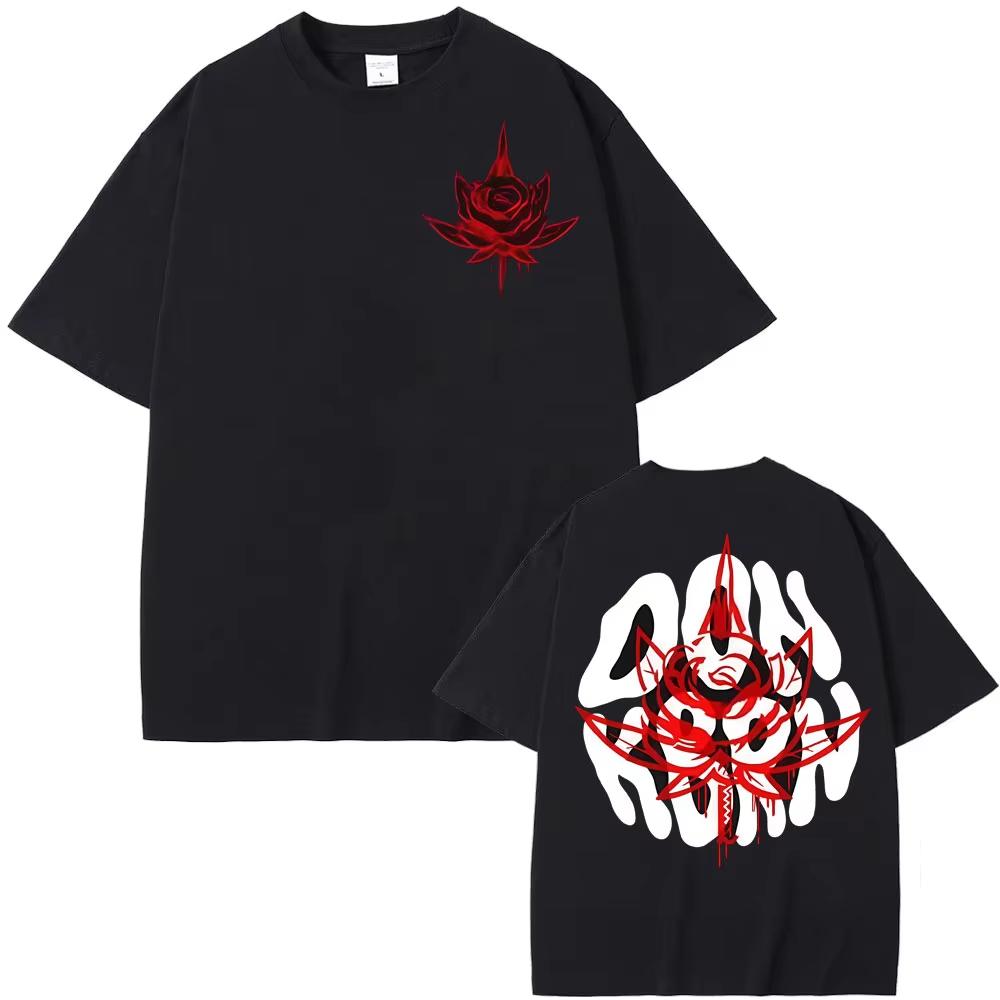 

Eladio Carrion Don Kbrn Album Tour Double Sided Print T Shirt Men s Women High Street T-shirt Unisex Cotton T Shirt S